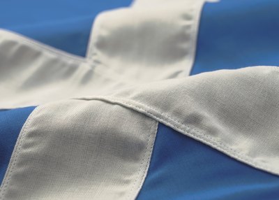 Scottish flag.
