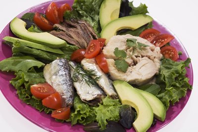 Anchovies on a platter