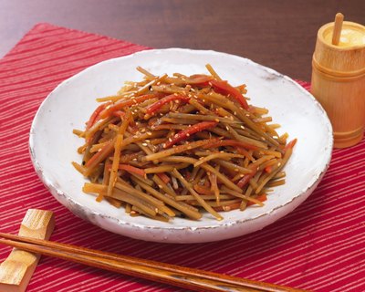 Burdock served with carrots.