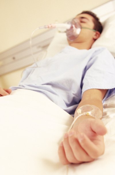Patient in bed