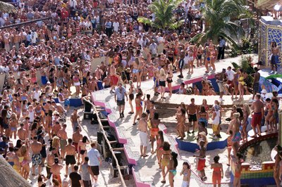 Mtv Spring Break party in Cancun