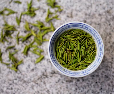 A cup of antioxidant rich green tea.
