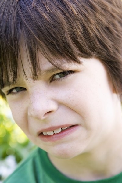 Disgusted boy