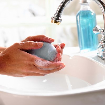 Take special care of any wound in the skin, clean with soap and water.