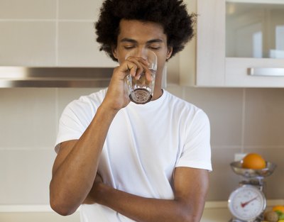 drinking warm water