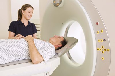 Man getting MRI