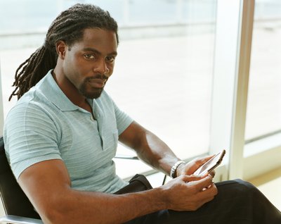 Black man with goatee