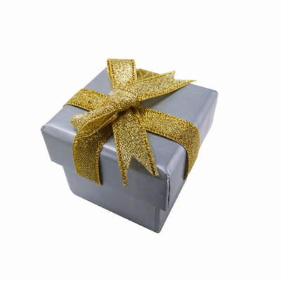 Close up of gift box.