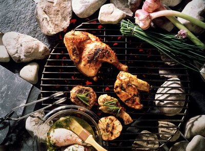 Outdoor grill.