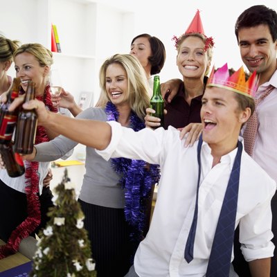 Get your Christmas party going with funny party games.