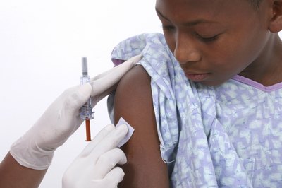 A sick child shouldn't be vaccinated.