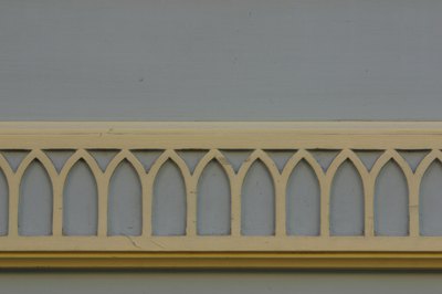Decorative wall molding.