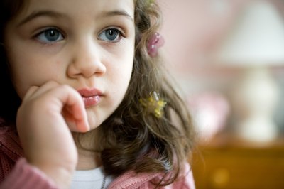 child looking worried