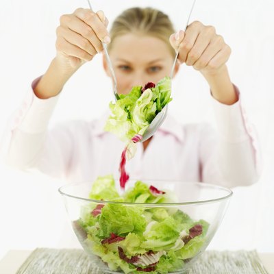 Eat a salad first to fill you up.