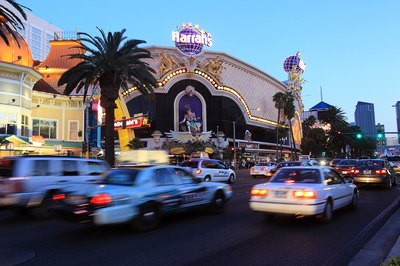 View of Harrah's Casino on the Las Vegas Strip
