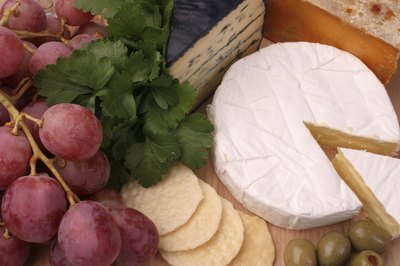 Cheese and fruit buffet