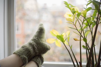 The fabric in your socks may cause allergies