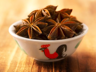 Bowl of eight star anises