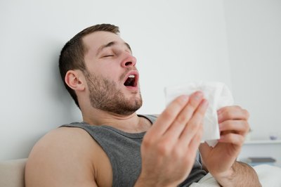 Sneezing can spread colds.