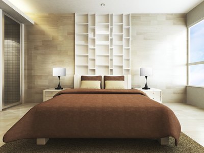 Clutter free bedroom