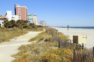 Beach trail in Myrtle Beach