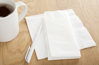 A cigarette filter is made out of the same material as paper napkins.