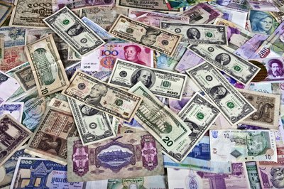 Money from around the world.