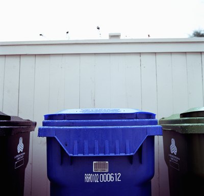 Recycling bin.