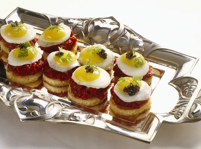 Bite sized appetizers.