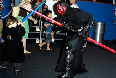 Fight "the Force" as Darth Maul at your next costume party.