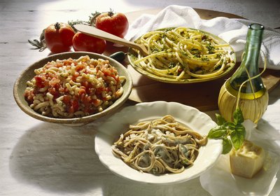 Italian pasta dishes