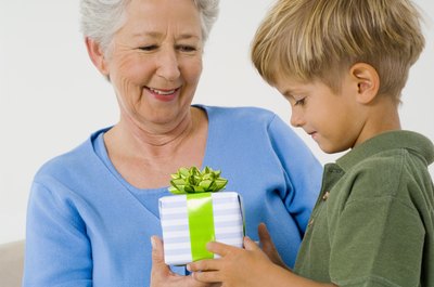 Close family members and friends may choose to give a symbolic gift to a 7 year old.