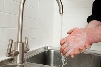Make sure to protect yourself against infection by washing your hands after using the bathroom or before eating