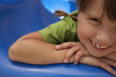 Child on slide
