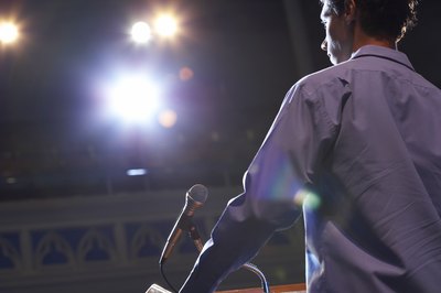 Have a well known guest speaker give a speech during the program.