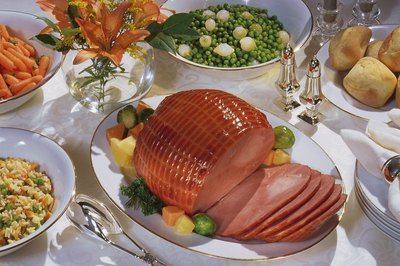 Ham in slices