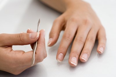 woman using orange stick