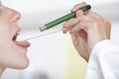 Doctor treating patient