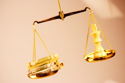 Decorate with the "scales of justice".