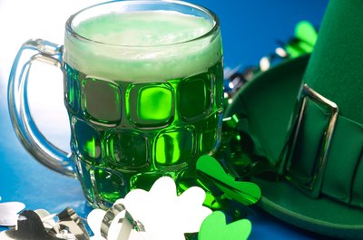 Saint Patrick's Day decorations.