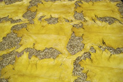 Tannin eliminates the sponginess from the leather.