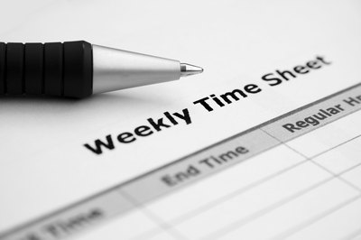 time sheet paperwork