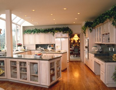 Kitchen with hardwood floors