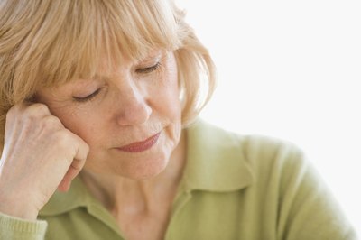 Fatigued woman.