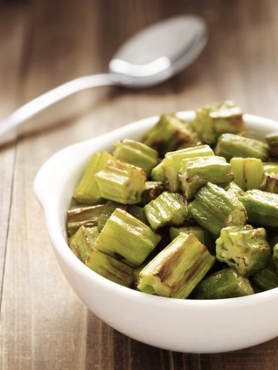 Bowl of okra