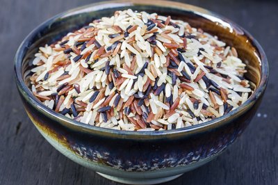 A bowl of wild rice.