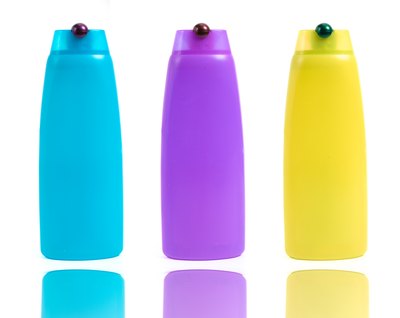 Conditioner bottles.