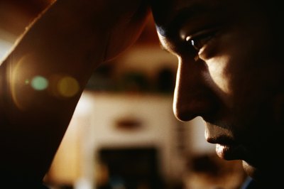 Man lost in thought
