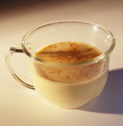 Warm eggnog