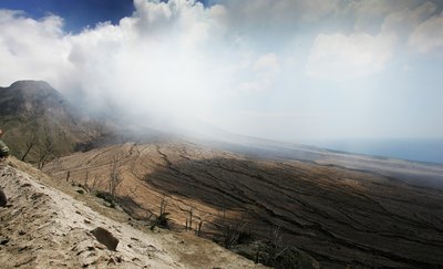 Soufrie volcano on Montserrat